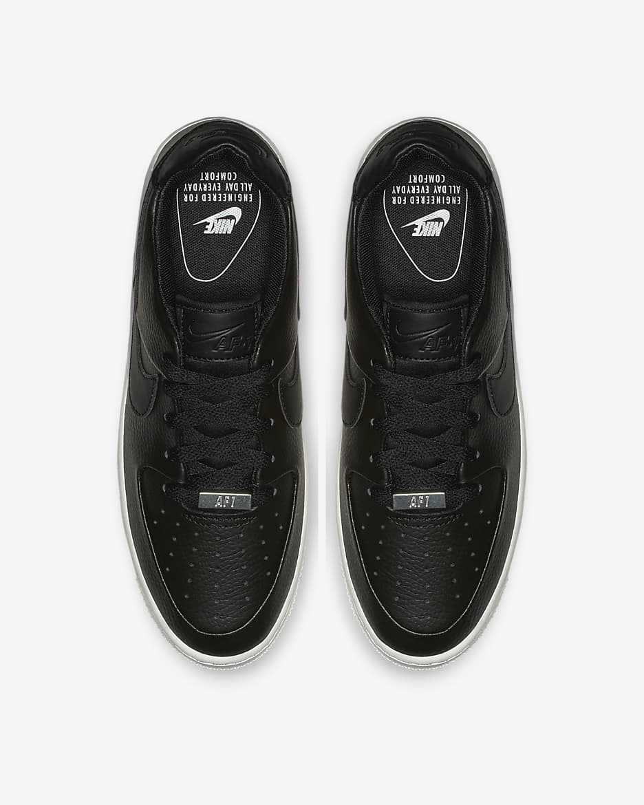 Nike af1 womens black hotsell